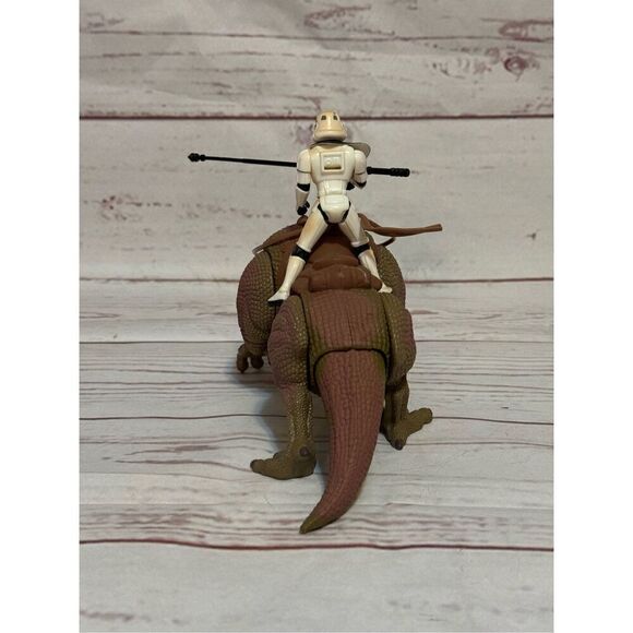 Star Wars Trilogy The Power Of The Force Dewback And Sandtrooper 1997 Kenner - Picture 4 of 10